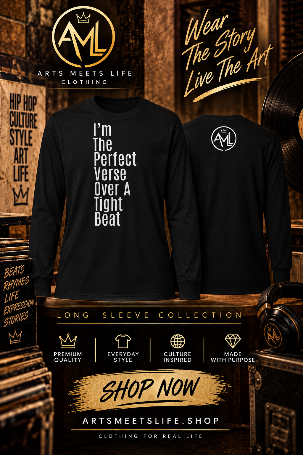 I'm The Perfect Verse Over A Tight Beat Long Sleeve Shirt