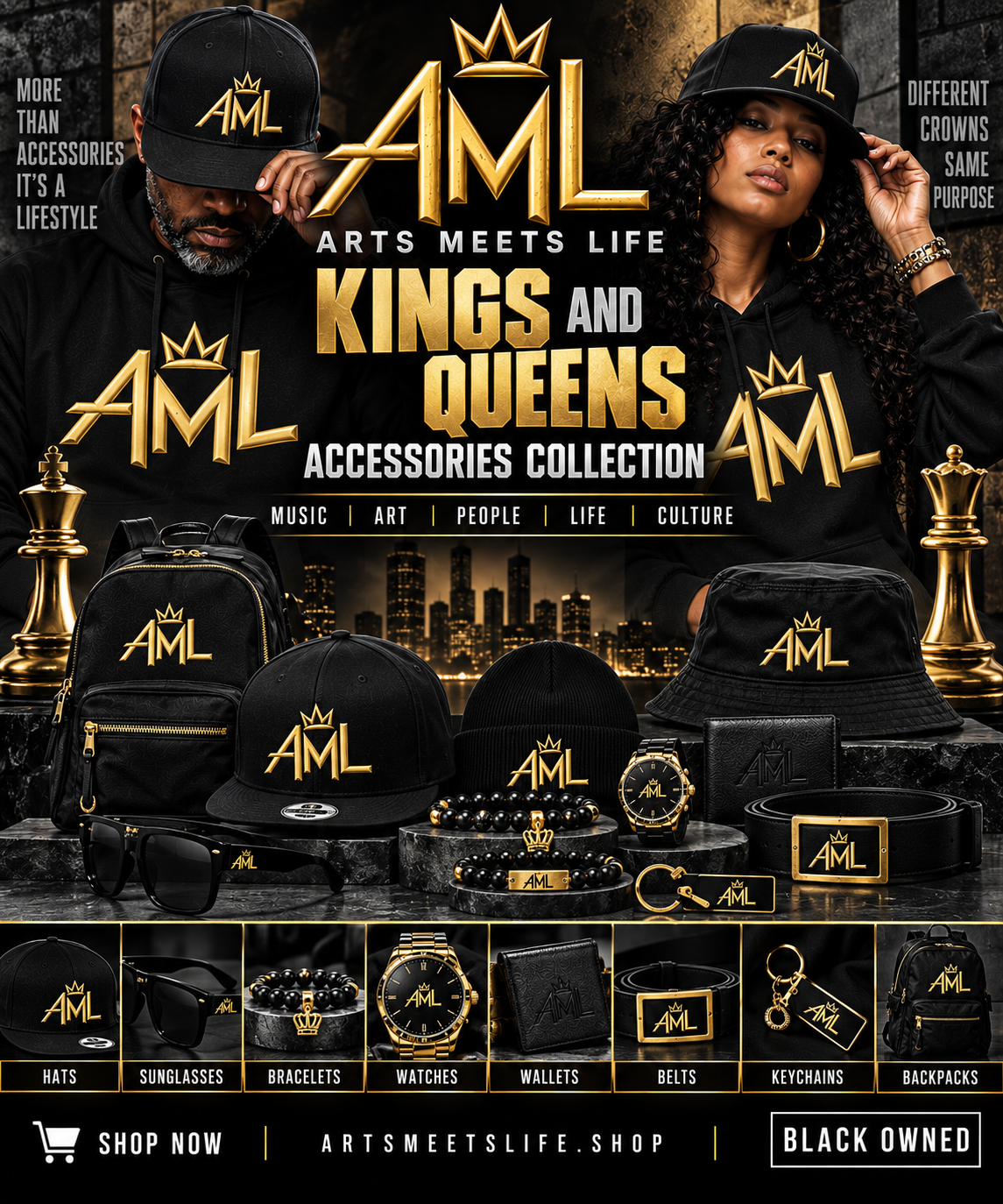 AML Kings And Queens Accessories Collection