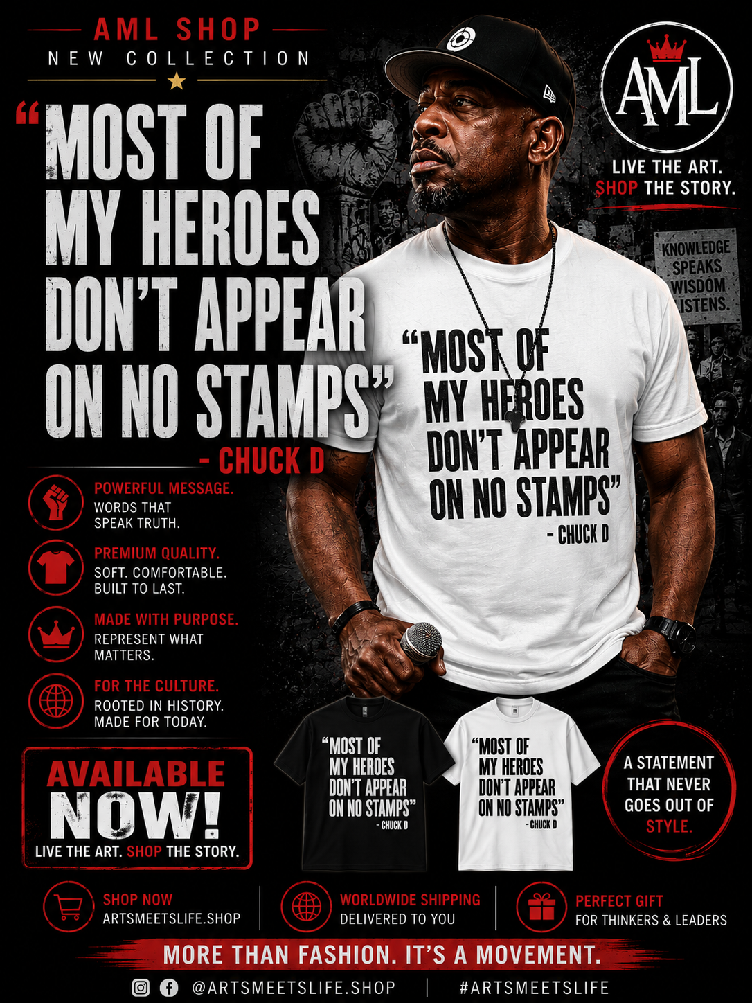 Most Of My Heroes Don't Appear On No Stamps.