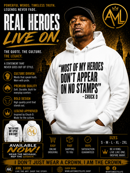Most Of My Heroes Don't Appear On No Stamps Hoodie.