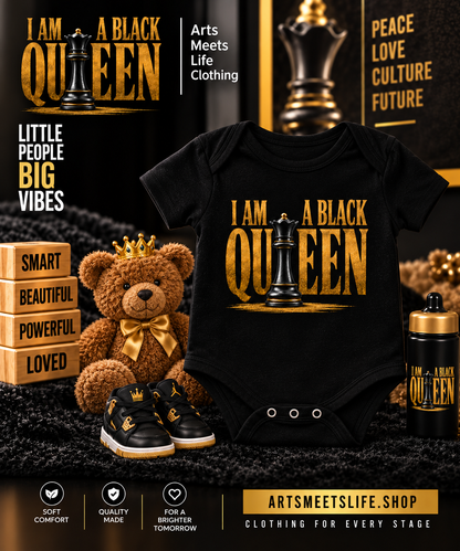 I Am A Black Queen Infant Bodysuit