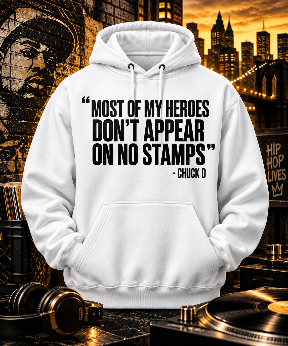 Most Of My Heroes Don't Appear On No Stamps Hoodie.