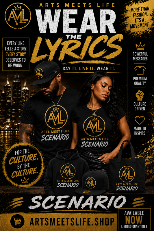 Busta Rhymes x Scenario Lyric T-Shirt (White Letters)